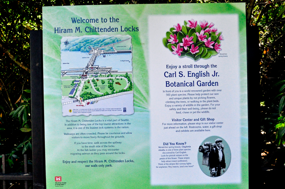 welcome to Hiram M Chittenden sign